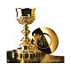Chalice and paten Molina with star base, the cup is in gold 925 sterling silver s1