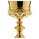 Chalice and paten Molina with star base, the cup is in gold 925 sterling silver s2