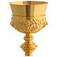 Chalice and paten Molina with star base, the cup is in gold 925 sterling silver s4