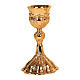 Calice e Patena Molina Barocco lobi base coppa argento 925 dorato s1