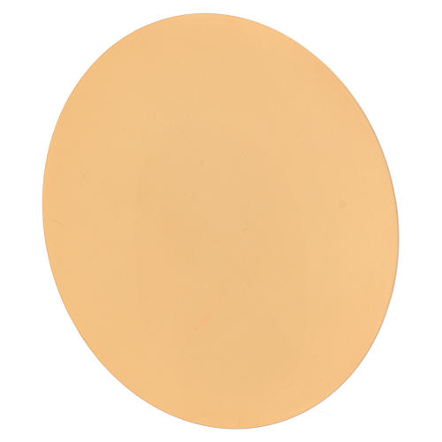 Calice et patène Molina baroque médailles évangélistes laiton doré 8