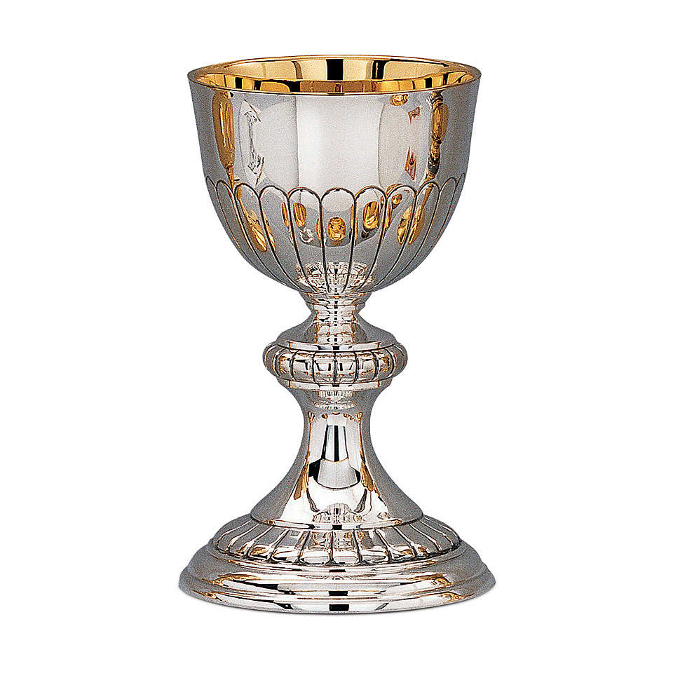 Molina chalice and paten with traditional repoussage in 925 | online ...