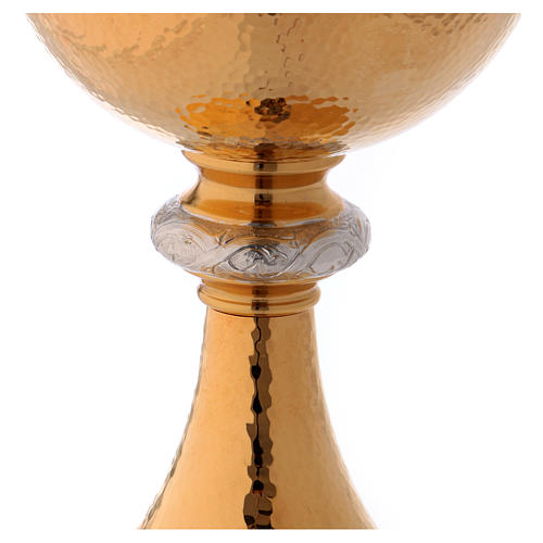 Chalice and paten Molina in classic style with crown of thorns and cup in 925 sterling silver 5