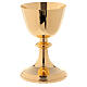 Chalice, paten and ciborium Molina in classic style with base and cross in silver brass s2