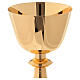Chalice, paten and ciborium Molina in classic style with base and cross in silver brass s3