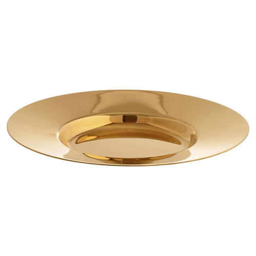 Chalice, paten and ciborium Molina classic style with blue enameled cross in silver brass 3