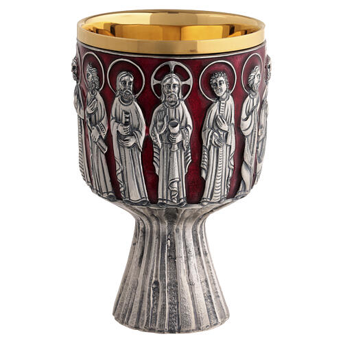 Calice Pisside e Patene Contemporanei Molina Ultima Cena coppa argento 925 5