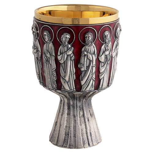 Calice Pisside e Patene Contemporanei Molina Ultima Cena coppa argento 925 7