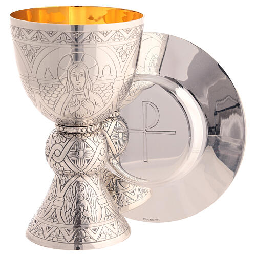 Calice Patena e Pisside Molina Tassilo argento massiccio 925 1