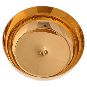 Patena para Ofrendas Molina acabado brillante latón dorado
