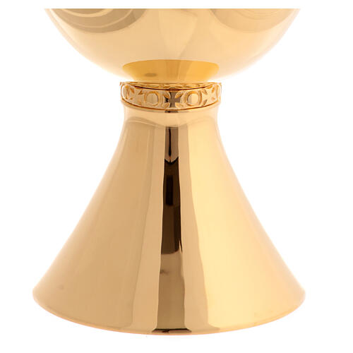Main chalice Molina with shiny finish in golden brass 3