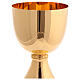Main chalice Molina with shiny finish in golden brass s2