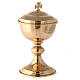 Molina ciborium with shiny finish suitable for 50 hosts in 925 solid sterling silver s3