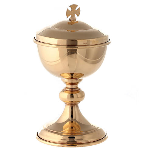 Molina ciborium with shiny finish suitable for 50 hosts in 925 solid sterling silver 3