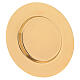 Flat paten Molina in golden 925 solid sterling silver shiny finish s1