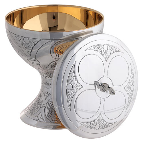 Ziborium Molina Mod. Tassilo Hl. Peter versilberten Messing 2