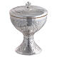 Molina ciborium in Tassilo style in silver brass s1