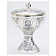 Molina ciborium in Tassilo style in silver brass s1