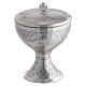 Molina ciborium in Tassilo style in silver brass s3