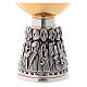 Communion chalice Molina twelve apostles in two coloured brass s3