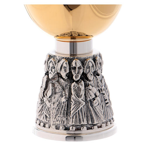 Twelve Apostles communion chalice in two tone Molina 5