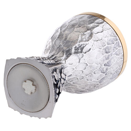 Molina chalice with grapes and wheat design, silver-plated brass 5