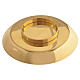 Patena Molina lisa latão dourado s5