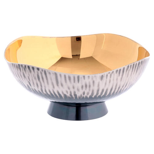Bowl paten hand-hammered with sterling silver cup Molina 3