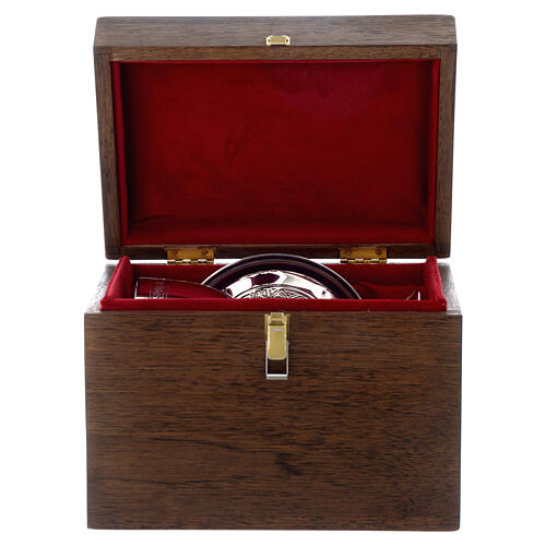 Kelch und Patene romanischen Stil Mönchen von Bethlehem mit Kästchen 8