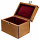 Chalice and paten case of wood and velvet by Bethlehem Monks 7x9x6 in s4