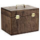 Wood and Velvet Monks of Bethlehem Box for Chalice and Paten 17x22x16 s5