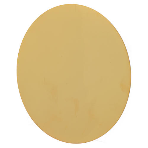 Calice con patena foglie e tralci ottone dorato 4