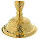 Ciborium with vine branches and leaves design, gold-plated s3