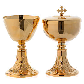 Chalice and Ciborium with decorated base