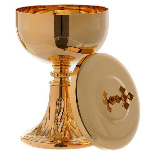 Chalice and Ciborium with decorated base 5