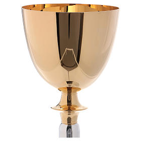 Chalice Saint Abundius model in brass 22 cm