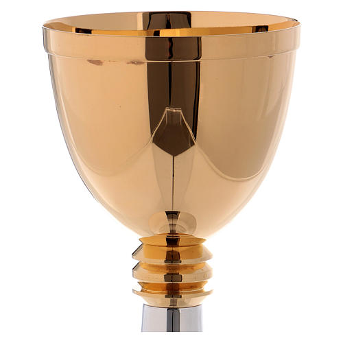 Chalice Saint Charles Borromeo model in brass 19 cm 2