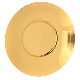Paten in brass diam. 20 cm, classic style