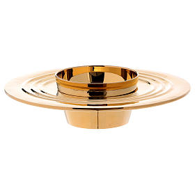 Chalice and paten for Extreme Unction in brass 7 cm