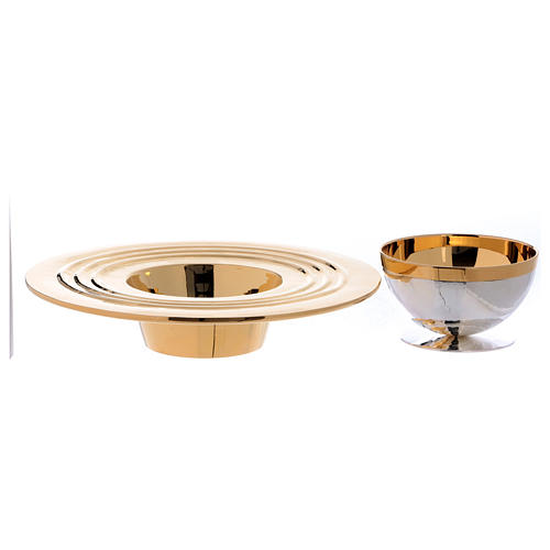 Chalice and paten for Extreme Unction in brass 7 cm 2