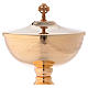 Pisside mod. Ciborium ottone dorato h 23 cm s2