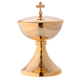Pisside mod. Ciborium ottone dorato h 19,5 cm