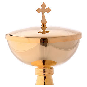 Pisside mod. Ciborium ottone dorato h 19,5 cm