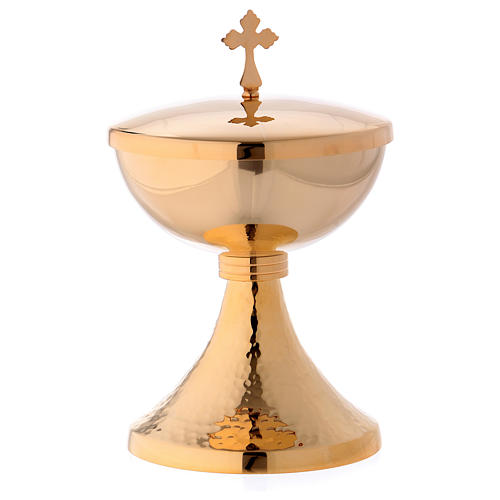 Pisside mod. Ciborium ottone dorato h 19,5 cm 1