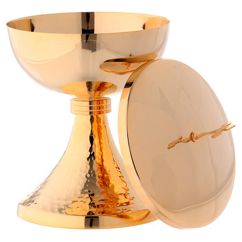 Pisside mod. Ciborium ottone dorato h 19,5 cm 3
