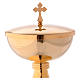 Pisside mod. Ciborium ottone dorato h 19,5 cm s2