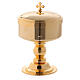 Ciborium Fountain in golden brass 14 cm s1