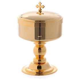Pisside fontana ottone dorato 14 cm