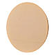 Calice con decori e patena 13 cm ottone dorato opaco s7