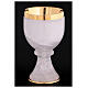 Chalice in rock crystal with sterling silver cup s2